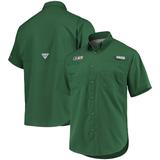 Men's Columbia Green Oakland Athletics Americana Tamiami Omni-Shade Button-Down Shirt