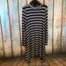 Anthropologie Dresses | Anthropologie Maeve Navy Blue & White Striped Turtleneck Dress Size M | Color: Blue/White | Size: M