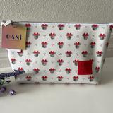 Disney Bags | Disney Minnie Mouse X Dani By Danielle Nicole Makeup Cosmetic Travel Bag Nwt | Color: Red/White | Size: Please See Item Description