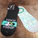 Disney Accessories | 5/$25 2 Pair Disney Black/Gray/Green Pinch Proof And Gnomes Socks ~9-11~ | Color: Black/Gray | Size: 9-11
