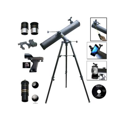 Cassini 1000mm x 120mm Reflector Telescope w/ Electronic Focus Black SS-1000120TREF