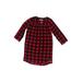 Eddie Bauer Dress - Shift: Red Checkered/Gingham Skirts & Dresses - Kids Girl's Size 4