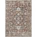 Red 18 x 18 x 0.13 in Area Rug - Loloi Rugs Bonney Oriental Area Rug in Charcoal/Spice Polyester | 18 H x 18 W x 0.13 D in | Wayfair