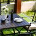 Red Barrel Studio® Buzbee Dining Table Metal in Black | 28.5 H x 37 W x 37 D in | Outdoor Dining | Wayfair ECA9188612EC463A98C80A3E7189AFCA