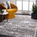 Yellow 91 x 65 x 0.7 in Indoor Area Rug - Wade Logan® Alohi 254 Area Rug In Charcoal/Gold Polyester/Polypropylene | 91 H x 65 W x 0.7 D in | Wayfair