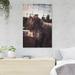 Gracie Oaks 14_ Horse Through Metal Fence - 1 Piece Rectangle Graphic Art Print On Wrapped Canvas in Brown | 14 H x 11 W x 2 D in | Wayfair