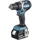 Perceuse-visseuse sans fil Makita DDF484RTJ 18 v 5 Ah Li-Ion + 2 batteries, + mallette