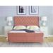 Collinsworth Tufted Low Profile Sleigh Bed