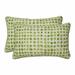 Pillow Perfect Outdoor | Indoor Alauda Grasshopper Rectangular Throw Pillow (Set of 2) 18.5 X 11.5 X 5