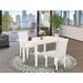 East West Furniture Dining Furniture Set- a Rectangle Kitchen Table and Dining Chairs (Pieces/ Finish & Upholstered Options)