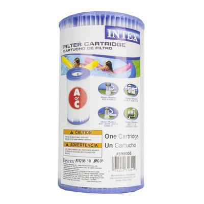 Intex Swimming Pool Easy Set Type A Replacement Filter Pump Cartridge (16 Pack) - 1