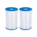 Summer Waves P57000302 Replacement Type B Pool and Spa Filter Cartridge, 2 Pack - 2.49