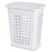 Sterilite Rectangular LiftTop Plastic Laundry Hamper Basket Bin w/ Lid (12 Pack) - 19.13 x 13.75 x 22.88 inches