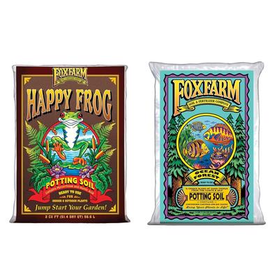 FoxFarm Ocean Forest Garden Soil Mix and Happy Fro...