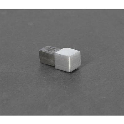 Außenecke und Innenecke, Quadratprofil Edelstahl massiv gebürstet 10 mm Image