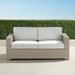 Palermo Loveseat with Cushions in Dove Finish - Rain Sailcloth Seagull, Standard - Frontgate