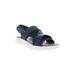 Women's Travelactiv Sport Sandal by Propet in Navy (Size 6 M)