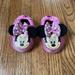 Disney Shoes | Disney Junior Minnie Mouse Slippers, 5/6 | Color: Black/Pink | Size: 5/6