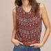 Anthropologie Tops | Anthropologie Vanessa Virginia Printed Sleeveless Blouse Xs | Color: Brown | Size: Xs