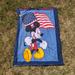 Disney Bedding | Mickey Mouse Vintage Children's Patriotic Blanket Proud To Be American | Color: Blue | Size: 39x30