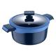 MasterPro - Casserole with Glass Lid, 7l - Gastro Induction Cast Aluminium Non-stick Pot, Professional Quality, Diamond Infused Coating, Ovenproof