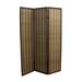 Bayou Breeze Gaastra 17.1" W x 70.25" H 3 - Panel Solid Wood Folding Room Divider Wood in Brown | 70.25 H x 17.1 W x 1 D in | Wayfair