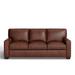 Birch Lane™ Taylor 83" Leather Sofa Genuine Leather | 38 H x 81 W x 38 D in | Wayfair 7061DF3940C54C09B1CA1629E7A7A12A