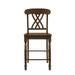 Canora Grey Solid Wood 24" Counter Stool Wood in Brown | 41.5 H x 19.5 W x 22 D in | Wayfair 99C1DFA8A3C74BF7B81847C1C96F4F19