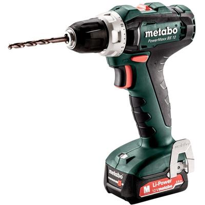 Akku-Bohrschrauber PowerMaxx bs 12 x 118, 12V 2x2Ah Li-Power + sc 30 - Metabo