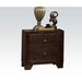 Madison Casual Nightstand with 2 Drawers(English Dovetail with Center Metal Glides) in Espresso
