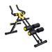 MBB Adjustable Multifunction Abdominal Home Gym Equipment Workout Chair, Black - 20.5