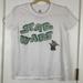 Disney Tops | Disney Star Wars White Short Sleeved Tee Shirt Size Xsmall. 100% Cotton. | Color: Green/White | Size: Xs
