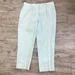 J. Crew Pants & Jumpsuits | J. Crew Women’s Pastel Mint Green Linen Chino Pants | Color: Green | Size: 10