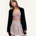 Free People Skirts | Free People Bubble Skirt Soft Pink Lavander & Silver Color. Fully Underlined | Color: Pink/Purple | Size: S