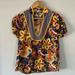 J. Crew Tops | J. Crew Top Blouse Paisley Floral Xs | Color: Blue/Yellow | Size: Xs