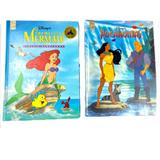 Disney Other | Disney Vintage Hardback Books Little Mermaid Pocahontas | Color: Blue/Red | Size: Os