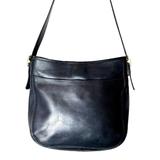 Coach Bags | Coach Black Leather Classic Crossbody Messenger Bag With Adjustable Strap | Color: Black | Size: 10.5 In T X 13 In W X 4 In Deep
