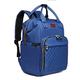 KONO Baby Wickeltasche Wickelrucksack Multifunktions Reise Rucksack mit großer Kapazität und 2 Kinderwagengurten (Blau), E6705 BE, M