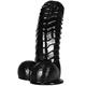 ISEX Extremely Huge Challenging Physiological Limits Interesting Ornaments Dildo, Black