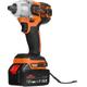 Tiga - Clé à Chocs sans fil 520N.m 18V 1/2'' noir + orange 1 batterie