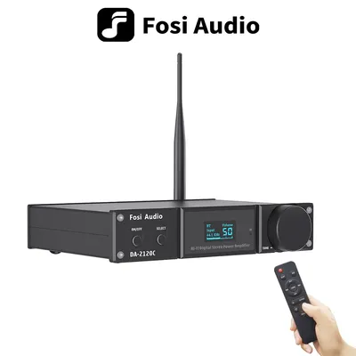 Fosi Audio DA2120C Bluetooth Amplifier 120W x2 Stereo HiFi 2.1 Channel Wireless Stream Class D Mini Power Subwoofer USB DAC AMP