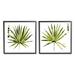 Stupell Industries Spiky Aloe Palm Plant Paint Hue GuideJennifer Paxton Parker Wood in Brown | 12 H x 12 W x 1.5 D in | Wayfair a2-280_fr_2pc_12x12