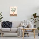 Stupell Industries Boho Botanical Leaf Branches Southwestern Geometric Vase Gray Farmhouse Rustic Framed Giclee Texturized Art By Nancy Mckenzie | Wayfair