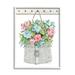 Stupell Industries Blue & Pink Blooming Roses Spring Plant Basket Oversized Wall Plaque Art By Cindy Jacobs Wood in Brown | 30 H x 24 W in | Wayfair