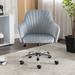 Everly Quinn Samiel Velvet Task Chair Upholstered in Gray | Wayfair B24E0E04A707439F8D7064126EE6E420