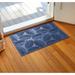 Matterly Waterhog Deanna Indoor Outdoor Doormat Synthetics in Blue | 35 H x 23 W x 0.375 D in | Wayfair 20711610023