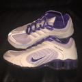 Nike Shoes | Nike Shox Navina+ White Purple Lavender Running Shoes Sneakers Womens 6 Shoes | Color: Purple/White | Size: 6