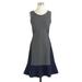 J. Crew Dresses | J.Crew Scuba Trumpet Dress | Color: Blue/Gray | Size: 6