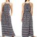 Athleta Dresses | Athleta Island Life Halter Maxi Dress Size S | Color: Blue/Gray | Size: S