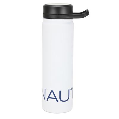 Nautica Logo Stainless Steel Water Bottle Antique White Wash, OS